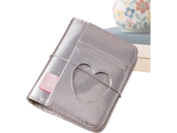 Caderno Atraente De 13 X 10 Cm Com Capa Em Couro Sintético E 6 Argolas Recarregáveis, Ideal Para Escola,