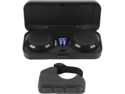 Aunmas Casque Bt Para Motos, Haut-parleur Sem Fil Com Télécommande, Charge De Type C, Batterie 250 Mah,