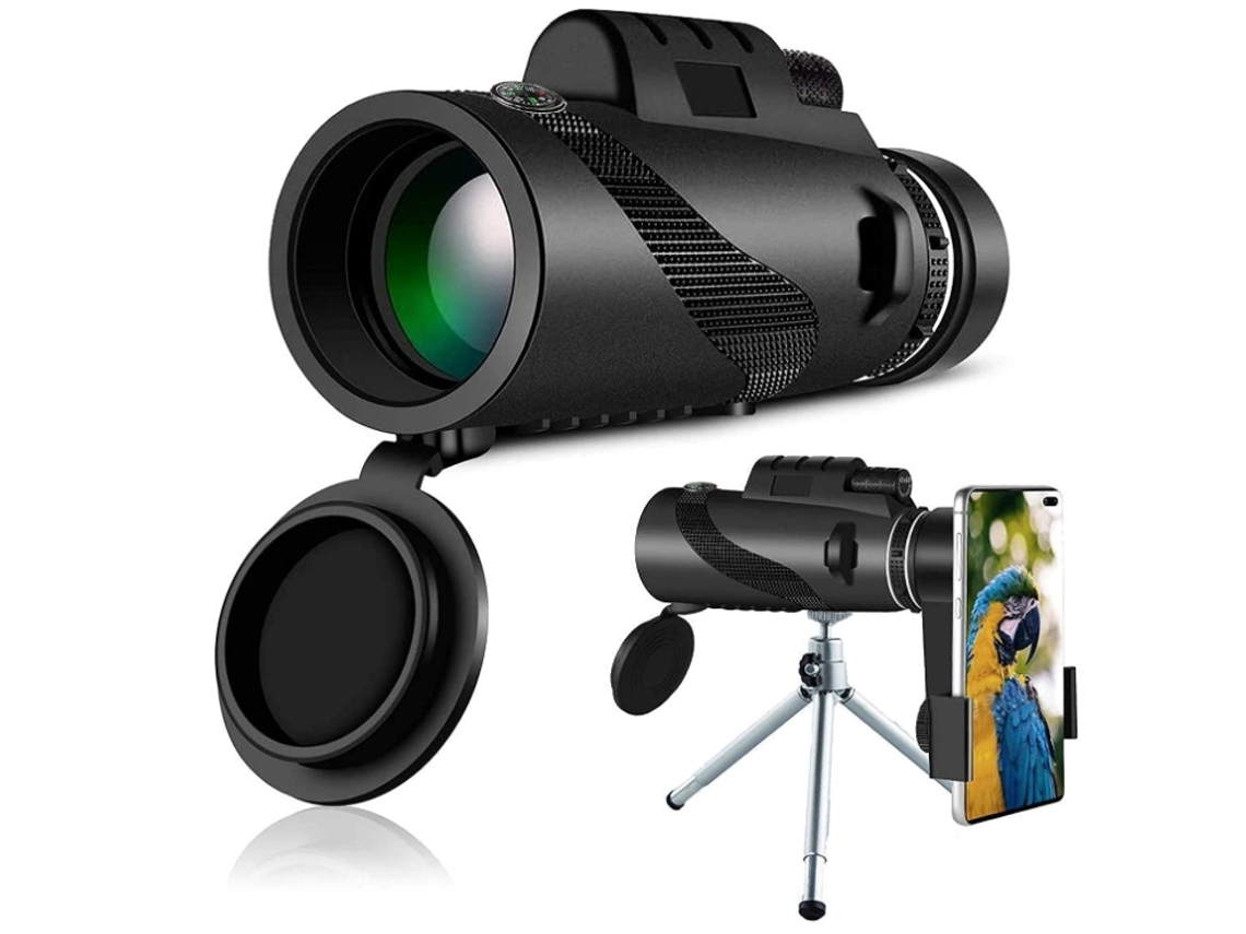 Binóculos ENZONS de Visão Noturna Digital Hd À Prova D'Água 640X480 30Fps Fotográfica e Filmadora Preto-Preta