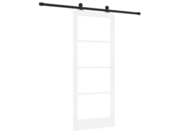 Conjunto 1 Porta Moderna Vidaxl Branco Madeira De Pinho Maciça (83 X 202 Cm)