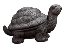 Ornamento De Cerâmica, Coador E Escultura De Tartaruga De Cháslowmoose