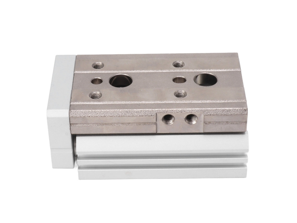 Cilindro de mesa deslizante tipo SMC (com estrutura Duplo Eixo e guia de precisão)