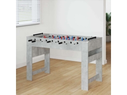Vidaxl Mesa De Pebolim Cinzento Concreto 125 X 60,5 X 80 Cm