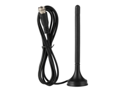 Antena Interna Digital Hd DVB T UHF/VHF Banda Dupla Base Magnética 10db
