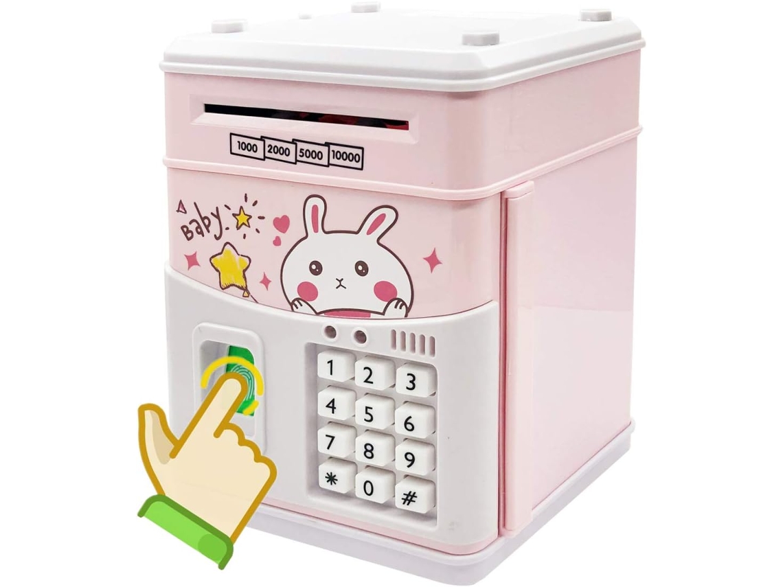 Cofrinhos Interativos Para Crianças, Cofrinho Eletrônico Com Senha E Função De Economia Automática Que Imita Um Caixa Eletrônico, Proteção Por Senha E