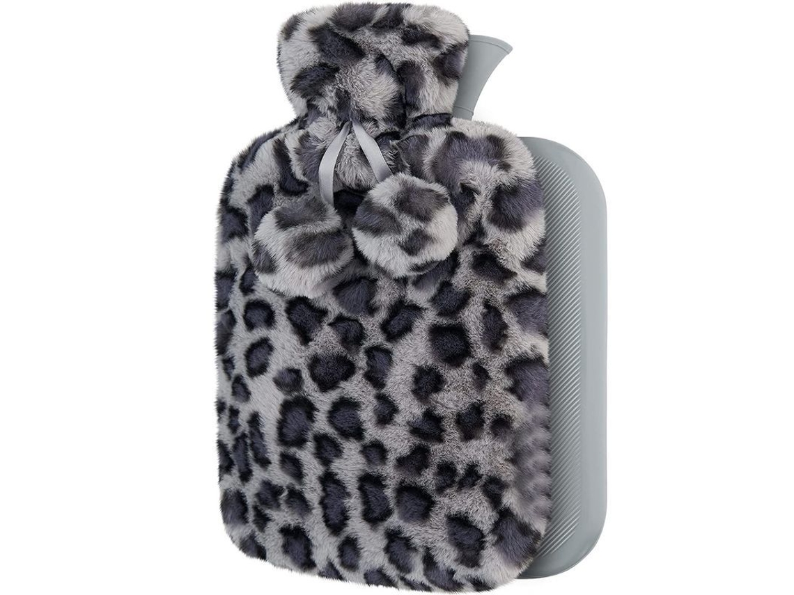 Garrafa De Água Quente Com Capa Macia Premium - Grande 2l (32x20cm) - Presente Ideal
