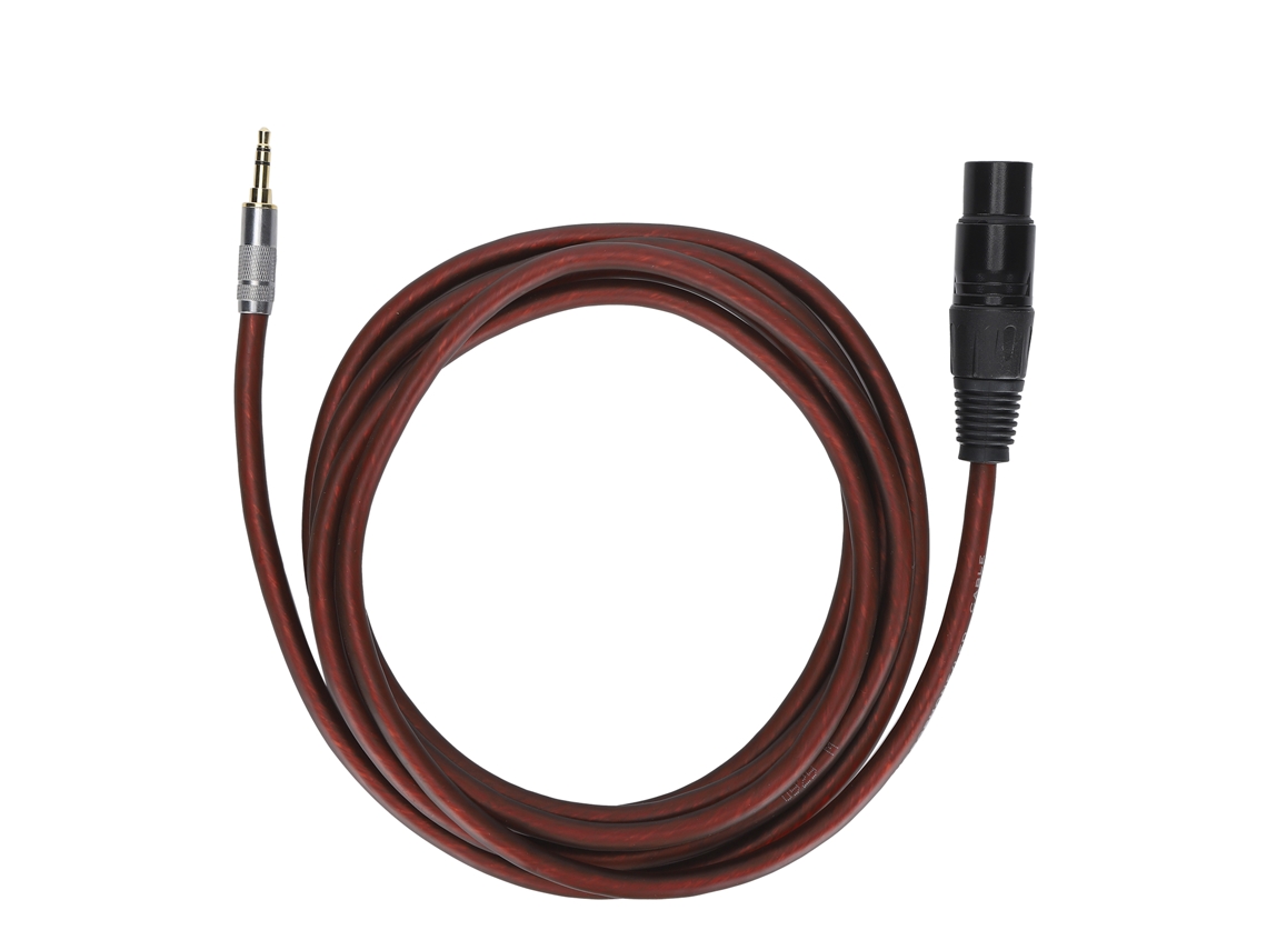 Cabo de sinal de microfone balanceado Jorindo XLR fêmea para XLR de 3,5 mm para conector de 1/8 de polegada JD6018 Slowmoose