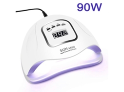 Lâmpada Led Para Manicure , Lâmpada Uv Para Cura De Esmalte Em Gel Uv Com Sensor De Movimento E Visor Lcd. Ly Ebike (114 W, 90 W E 54 W)