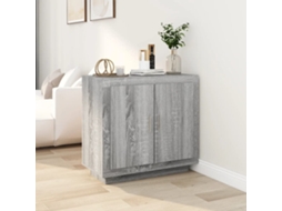 Aparador 80x40x75 cm Madera Procesada Gris Sonoma
