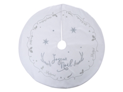 Tapete de abeto branco com costura FEERIC LIGHTS & CHRISTMAS