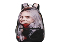 Mochila Billie Eilish T56 Para Estudantes, Leve E Durável, À Prova Dágua E Com Alça De Ombro Ajustável. Olysi Shop