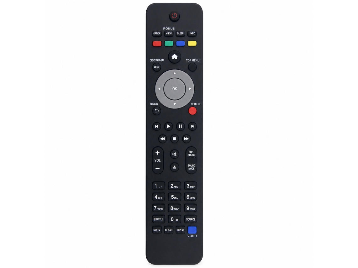 Comando À Distância Compatível Com Philips Blu-ray Dvd Home Cinema Nc201 Nc201ud Hts3106/f7c