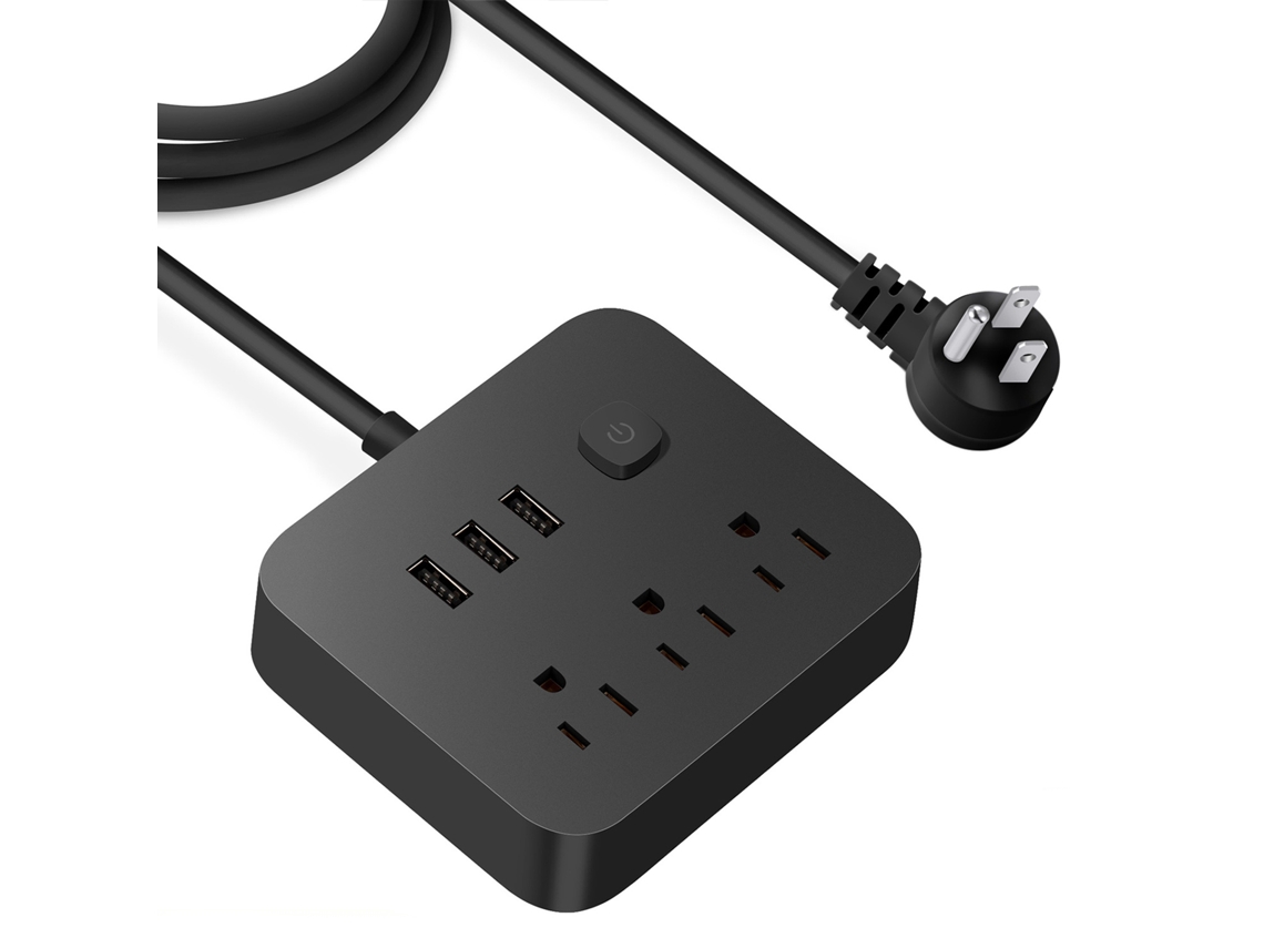 Protector de Surto LAXISCREED 3 Portas Usb 3.9 Pés