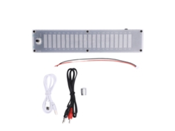 Mali equalizador de Espectro Musical Dual Channel 20 20khz 10 Modos 15 Bandas Dsp Lcd Analisador de Som