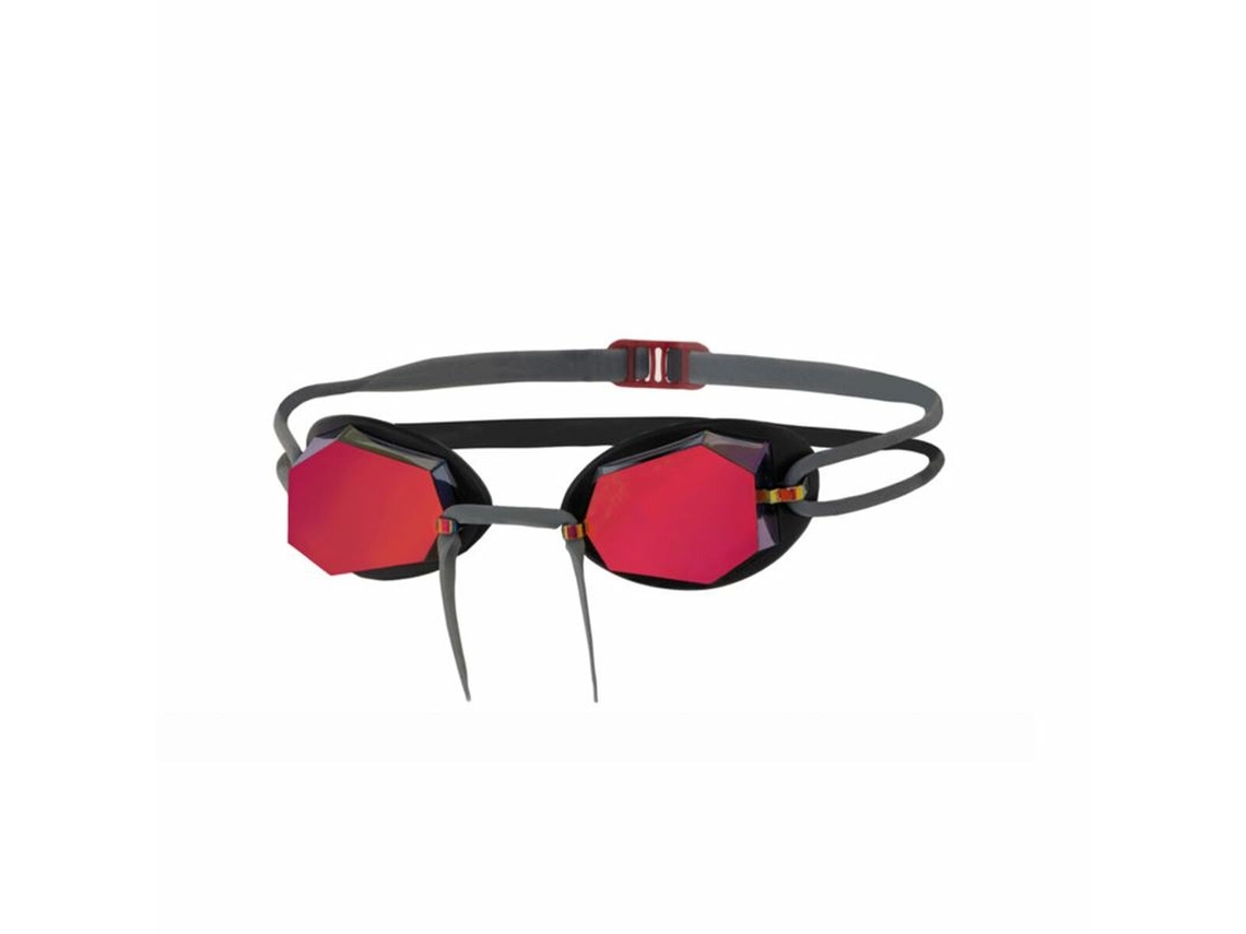 Óculos de Natação ZOGGS Diamond Mirror Preto Vermelho Tamanho Único