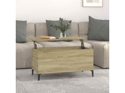 Vidaxl Mesa De Centro 90x44,5x45 Cm Derivados Madeira Carvalho Sonoma