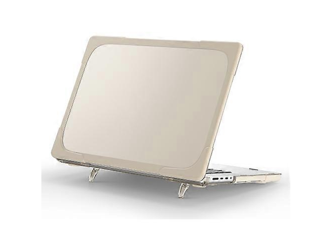 Capa Protetora De Tpu Pc Bicolor Para Laptop Macbook Pro 14,2 Polegadas A2442 2021 Aquaforge (cáqui)