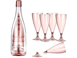 Copo de Vinho Plástico 200ml NOVA LINE