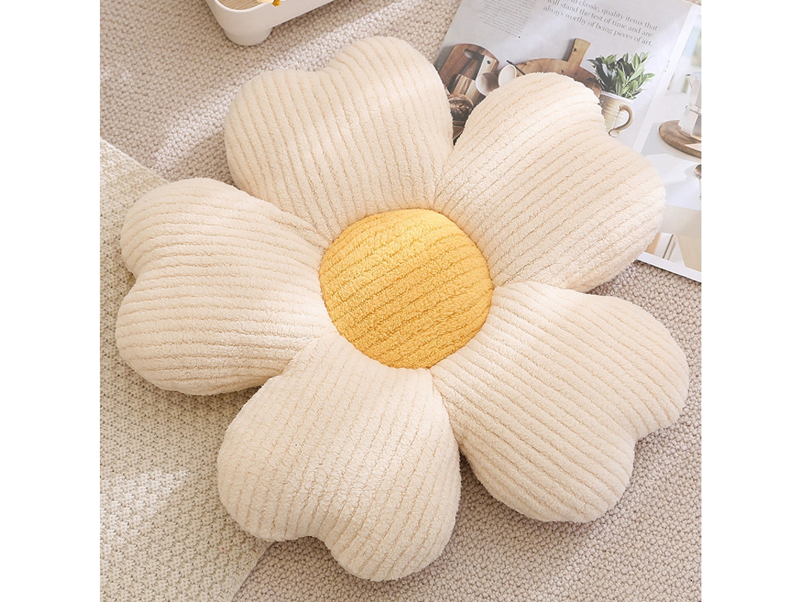 Almofada Floral, Almofada De Chão Floral, Tapete De Chão Decorativo De Pelúcia, Almofada Tatami (19,6 Polegadas)