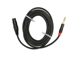Cabo de Áudio LAXISCREED 6.35mm Macho para Xlr Fêmea 8m