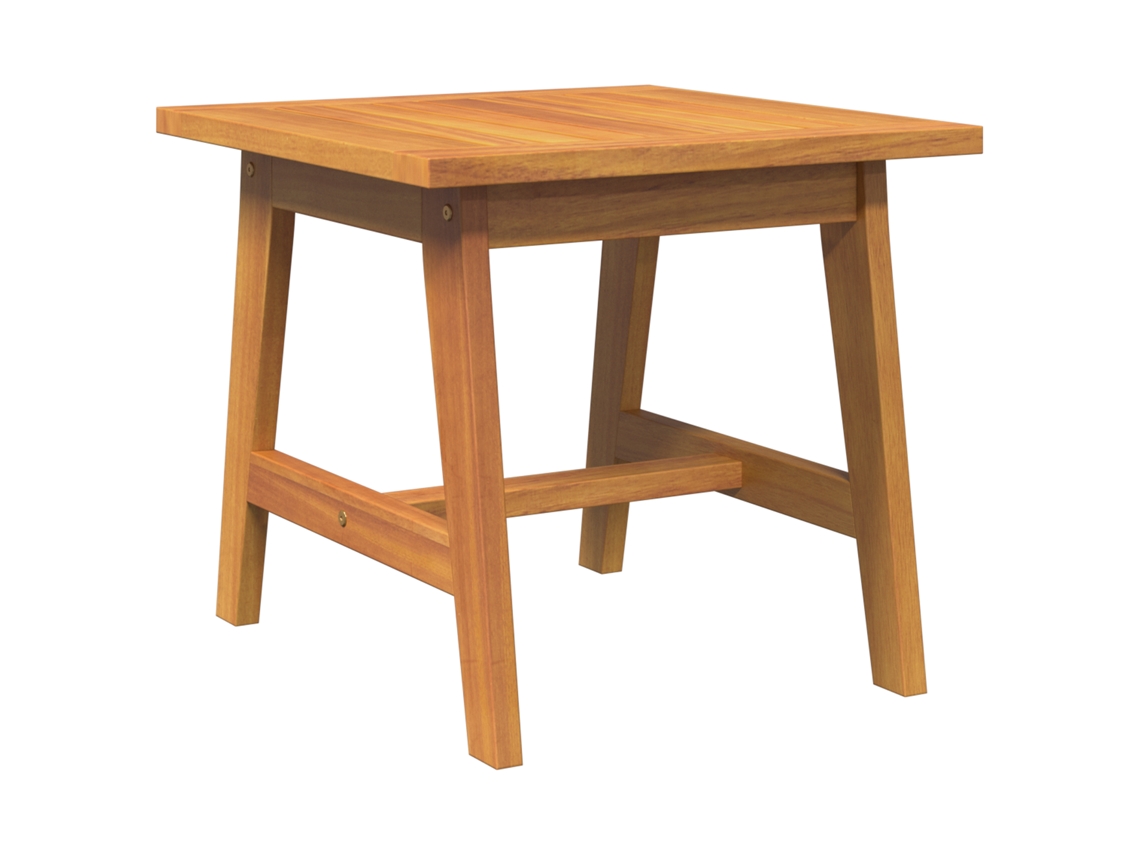 Conjunto 1 Móveis De Jardim Vidaxl Castanho Madeira De Acácia Maciça (45 X 45 X 40 Cm)