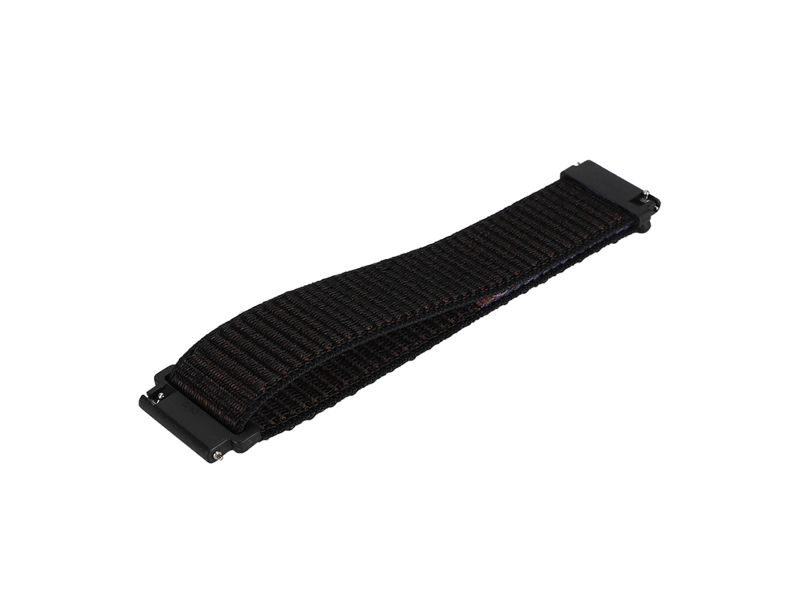 Cinturão de relógio para Amazfit Gtr 47mm de nylon preto EOOCOO
