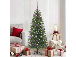 Vidaxl Conjunto De Bolas De Natal 61 Unid. 150 Led Branco Quente
