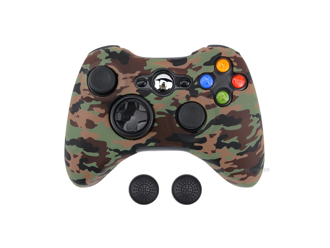 Capa Comando Para Xbox360, Capa Protetora De Silicone Antiderrapante Com Botão De Polegar Cuich