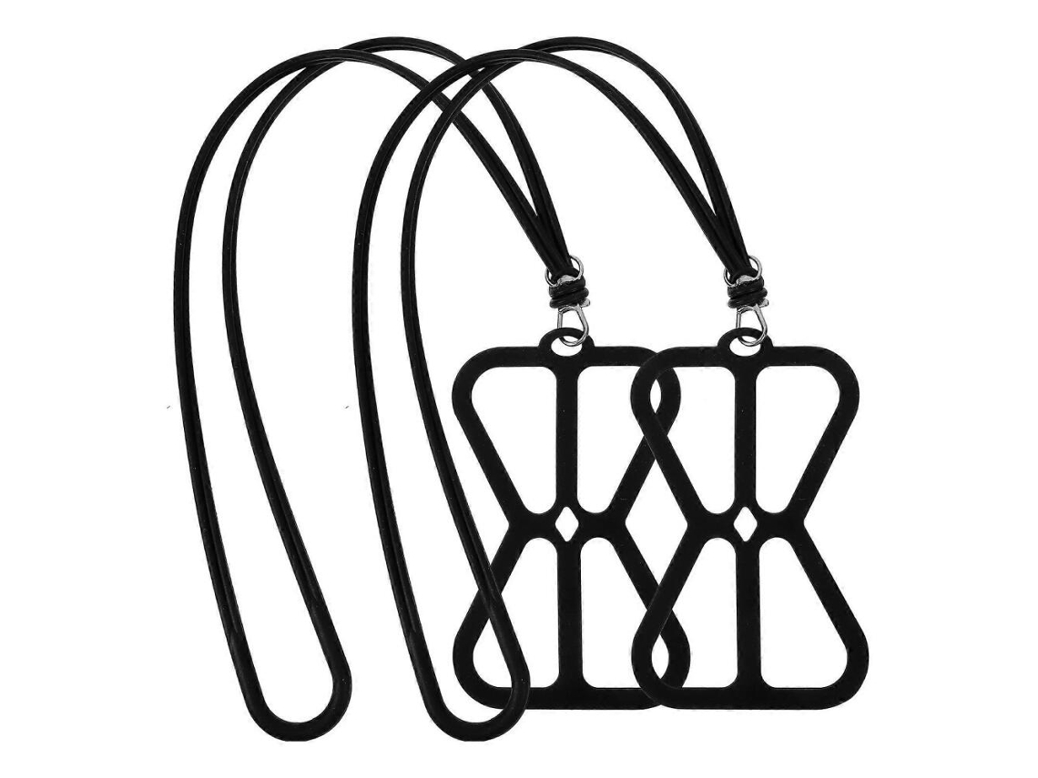 Colar Para Celular Getit (2 Unidades) - Colar Para Celular Com Alça De Silicone Para Pendurar No Celular