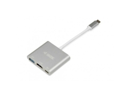 Hub Usb IBOX Iuh3Cft1 Branco Prateado