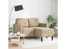 Sofá 2 lugares com chaise em L 125 cm em Couro Artificial MAISON EXCLUSIVE
