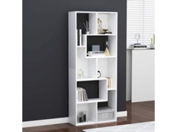 Vidaxl Estante 67x24x161 Cm Derivados De Madeira Branco