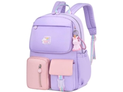 Mochila Ergonômica Mochila Escolar Primária Para Meninas De 6 A 12 Anos Slowmoose