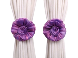 Par De Prendedores De Cortina Com Renda Floral, Decorações De Natal, Fita Para Cortina, Ideal Para Quarto De Bebê Aquaforge