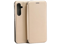 Capa para Samsung Galaxy A55 BELINE Pele Sintética Magnética Dourado