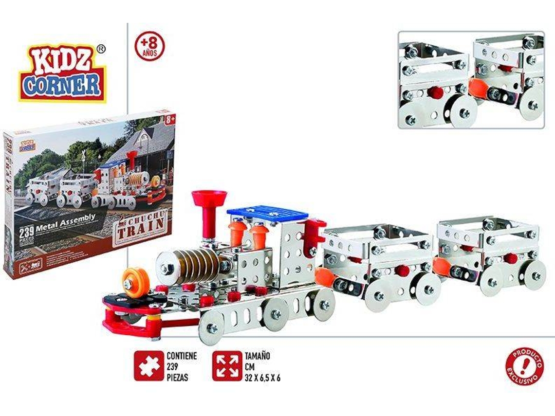 Construção COLORBABY Mecano Metal: Comboio (239 Peças)