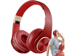 Fones De Ouvido Sem Fio Com Microfone, Dobráveis, Portáteis, 300ma
