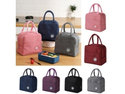Lurelia Bolsa Térmica Para Almoço Isolado Portátil Com Alça E Bolso V319