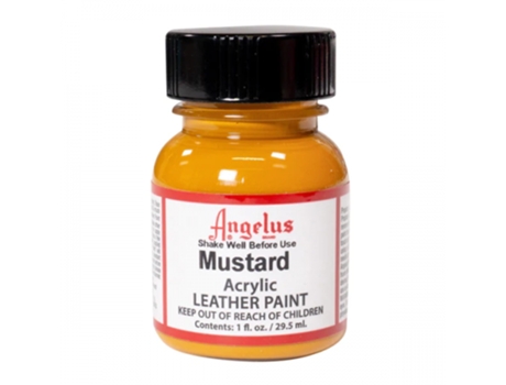 Tinta Couro e pele sintética Angelus 29,5 Ml (Mostarda 196)
