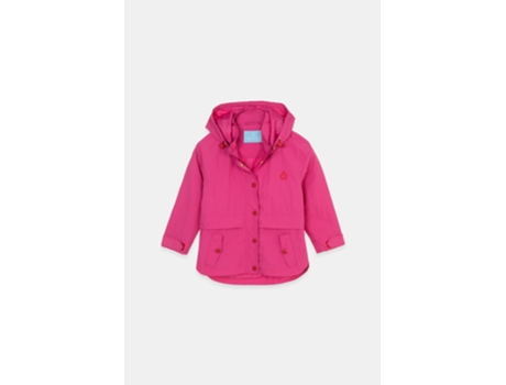 Parka de Criança LANIDOR KIDS Capuz Nylon Rosa (14)