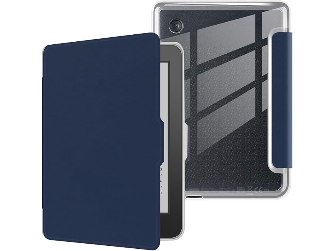 Capa para Kobo Clara 2e de 6 Polegadas, Capa Traseira Transparente em Tpu Azul SIURN