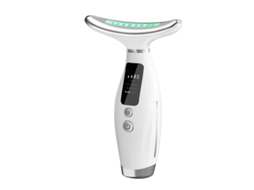 Massageador Facial De Pescoço Massageador Facial Portátil De 7 Cores Para Cuidados Aprimorados De Rosto Pescoço E Ombros Com Vibração Bra Yizhood