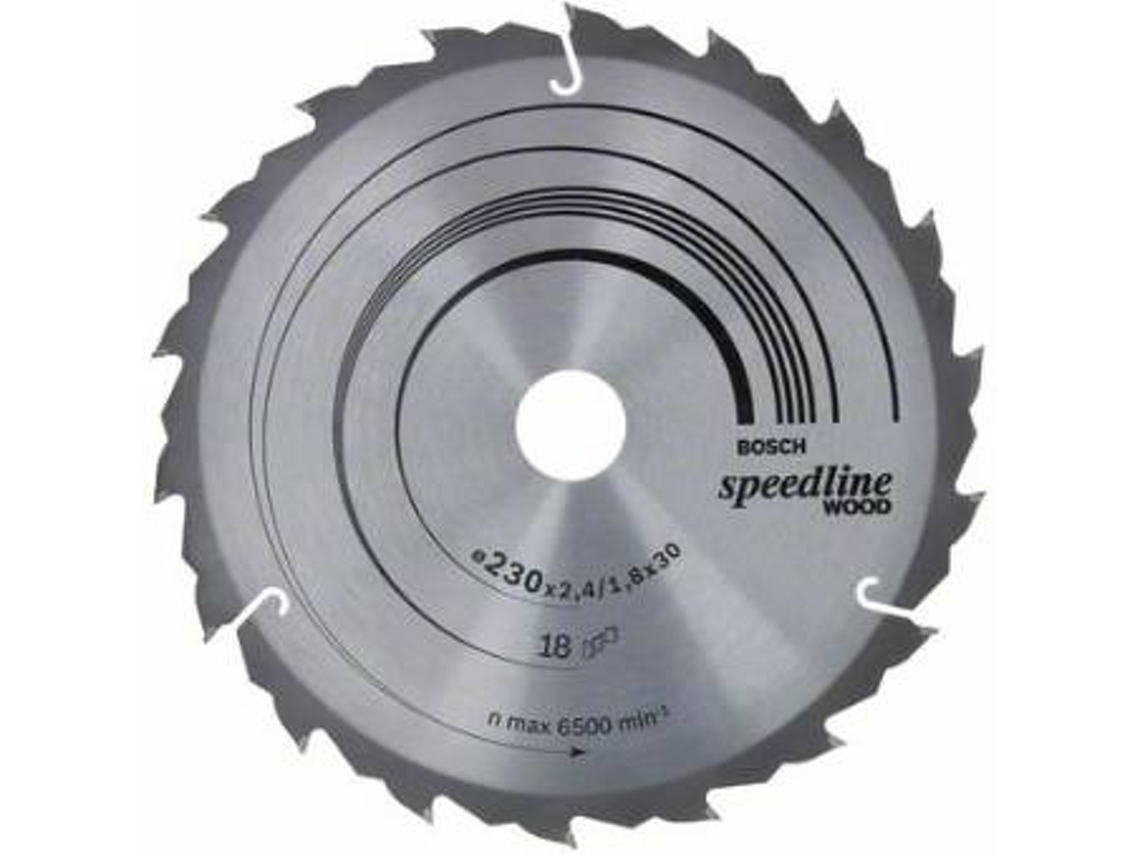 Disco de Serra Circular BOSCH Speedline Madeira 230x30x2.4 mm - 18