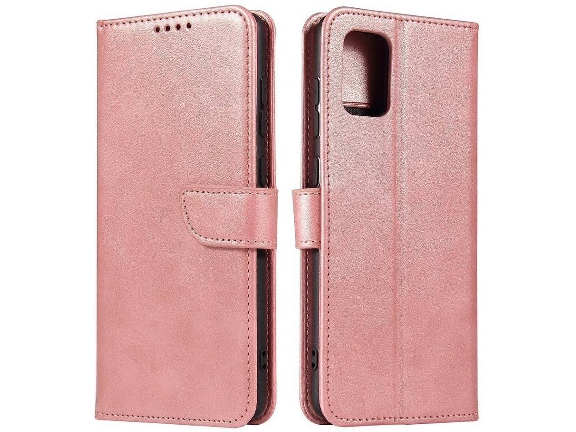 Capa Samsung Galaxy A71 LMOBILE Livro Rosa