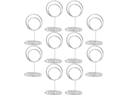Conjunto de 10 alfinetes redondos de ferro fundido para mensagens, 50 cartões multifuncionais para fotos e números GOKOCO
