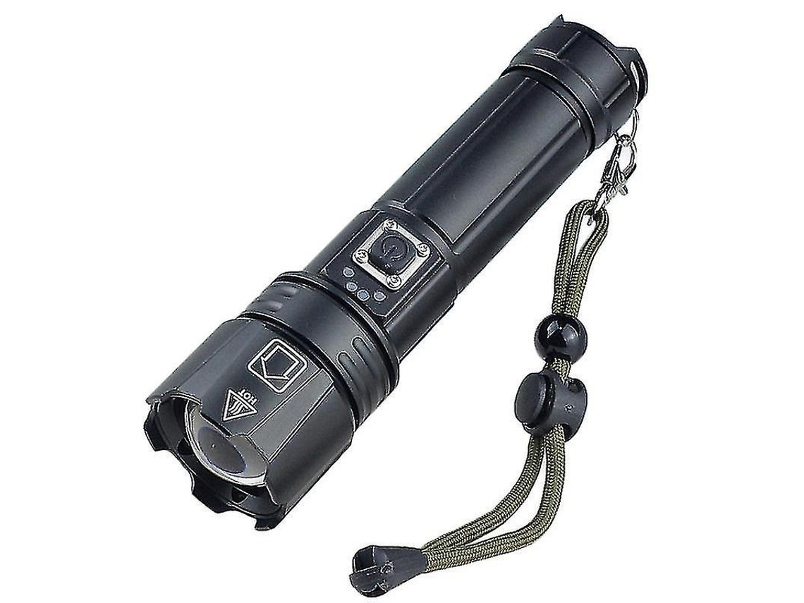 Lanternas Led Superbrilhante Lanterna Recarregável 6000 Lumens Tática Ip67 À Prova D'Água 5 Modos de Luz para Acampamento e Bisbisous VIGA EUROPE