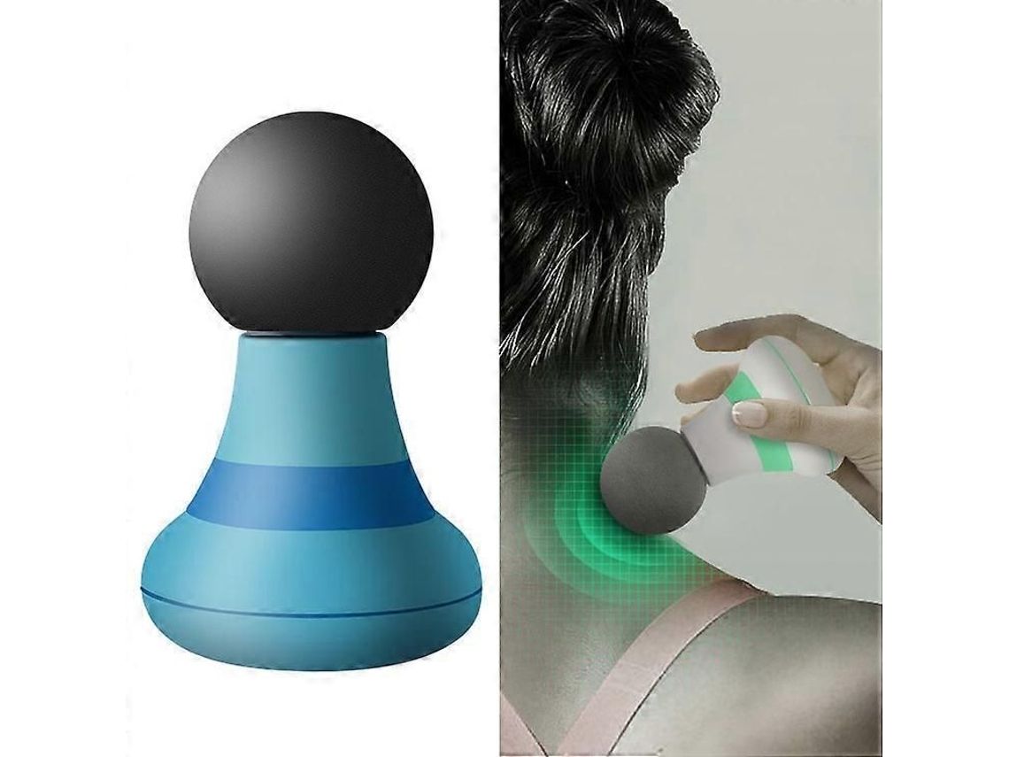 Mini Aparelho De Massagem Vibratória Inteligente Para Relaxamento Muscular Corporal Completo, Estilo: Modelo Comum (azul)