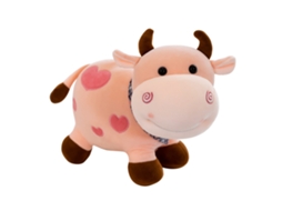 Mali brinquedo de Pelúcia de Vaca Fofa Super Macia Boneco Zodíaco Bovino Presente de Aniversário
