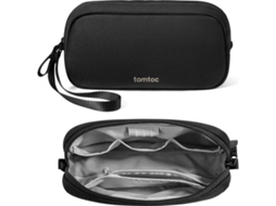 Bolsa TOMTOC para Acessórios Eletrônicos Light-T12 (9,25 x 2,56 x 4,72 cm- Preto)