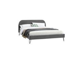 Cama CONCEPT U Phoenix (Cinzento e Preto - Dimensões do Colchão: 203x153x89 cm)